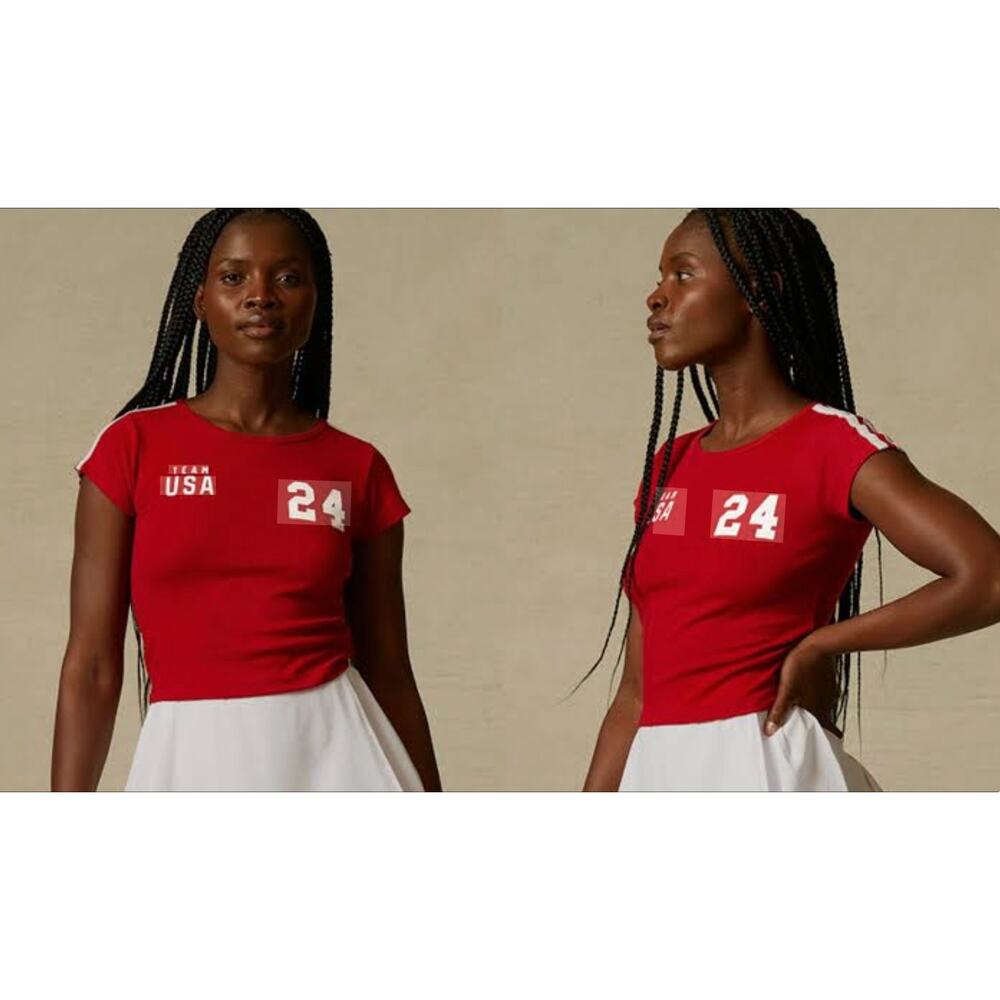 PacSun Olympics Team USA 24 Slim Fit T-Shirt Women's sz. S